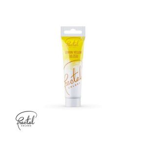 Fractal Full-Fill Gél Ételszínezék - Citromsárga, 30g 137099998 - Fractal Colors