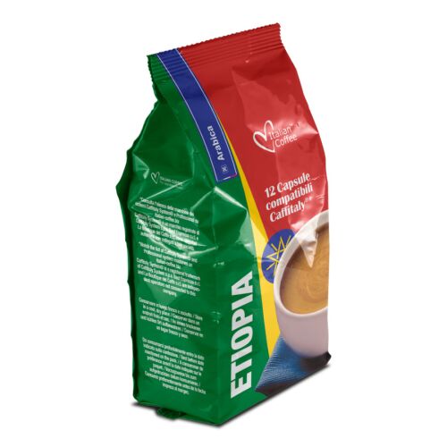 Etióp Arabica kávékapszula, 12 darabos, Cafissimo/Caffitaly kompatibilis