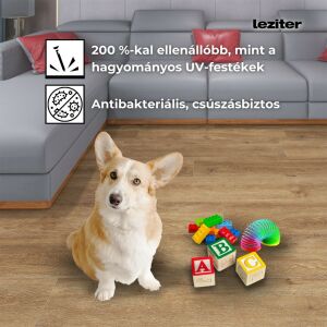 Odporne na zarysowania antybakteryjne panele winylowe Leziter Campo Dąb SPC - Podłogi winylowe