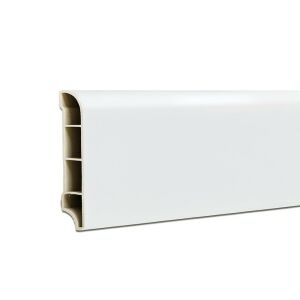 Vinyl SPC padlószegély Snow white 2400x60x12 mm 137100515 - Leziter