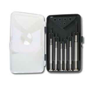 1229LP/A6 6 részes műszerész csavarhúzó szerszám készlet hasítottfejű csavarhoz kofferban 137102156 - Csavarhúzó