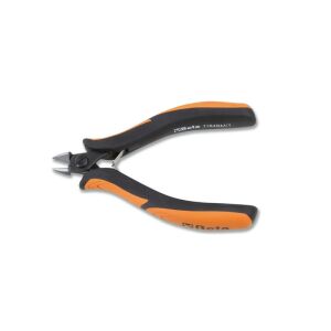 1184BM Speciális elektronikai oldalcsípőfogó, lekerekített pofával bimateriális szár 137102947 - Kézi szerszám