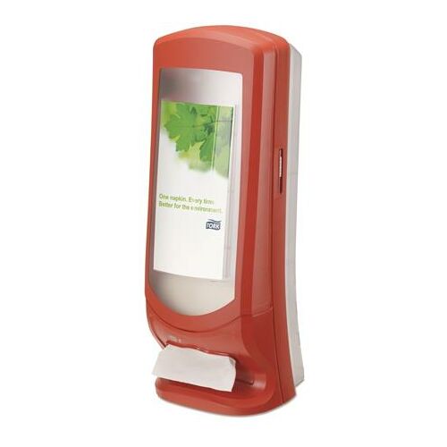 Szalvéta adagoló, 622x235x235 mm, állvány, N4 rendszer, Signature line, TORK "Xpressnap", vörös 137107564