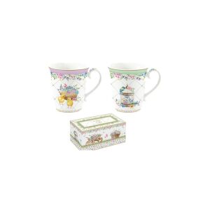 Porcelán bögreszett 2db-os, 275ml, dobozban, Spring Bloom 137109524 - Easy Life Design