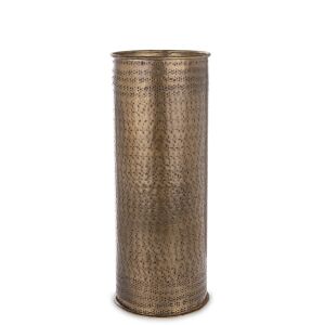 Derby design keleties áttört fém bronzos esernyőtartó fém állvány 55x20x20cm 137110174 - Esernyőtartó