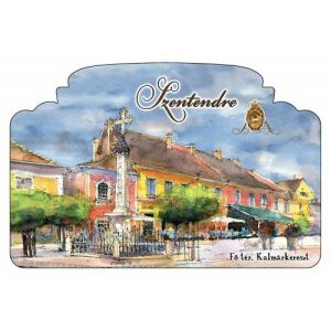 Hűtőmágnes,ablakforma, Szentendre 6x11cm 137110347 - Hűtőmágnes