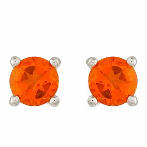 Ezüst Fülbevaló Padparadschai Kvarccal, PCY11211 137110479 - Női ékszer