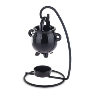 Kerámia Fekete mécsestartó 17,5x10x10cm 137112645 - Mécsestartó