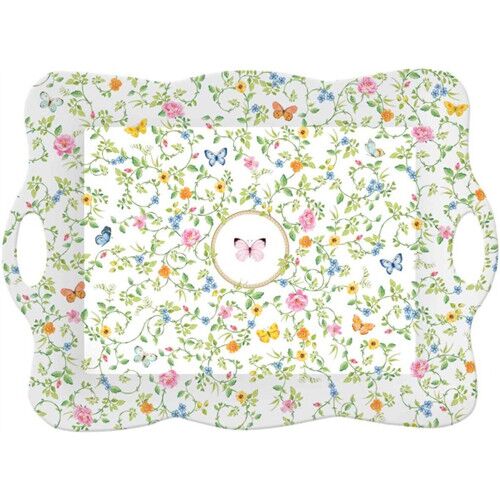 Műanyag tálca 53x38cm, hullámos, Dancing Butterflies 137113499