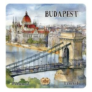 Hűtőmágnes, Budapest 137114143 - Hűtőmágnes