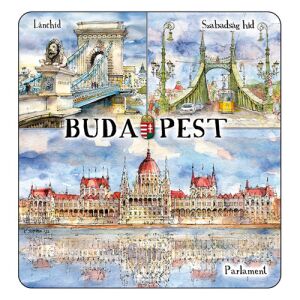 Hűtőmágnes, Budapest 137115890 - Hűtőmágnes