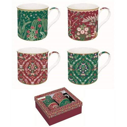 Porcelán bögreszett 4db-os, 300ml, dobozban, Atmosphere, Eclectic Chic 137118193