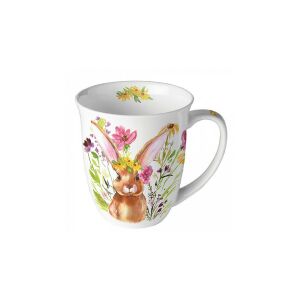Girl bunny porcelánbögre 0,4l