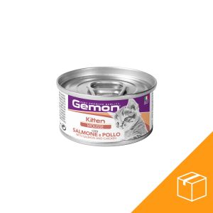 Gemon Kitten Mousse - Lazac és Csirke - 24x85g 137124321 - Állattartás