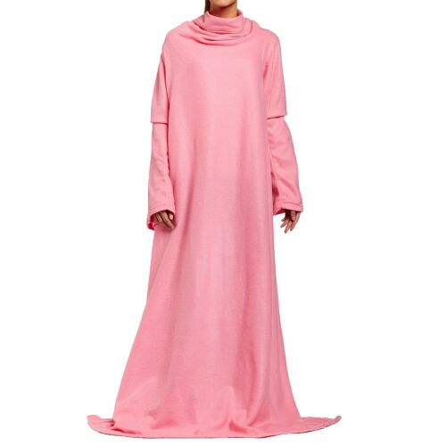 Snuggie rózsaszín ujjatlan takaró olvasáshoz és pihenéshez 