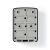 Nedis KEYCC01GY Key Safe, back view