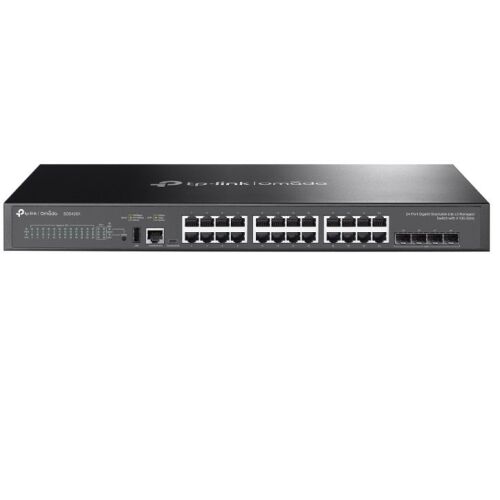 TP-Link Omada SG5428X Managed L3 Gigabit Ethernet (10/100/1000) Fekete Hálózati switch 137401961