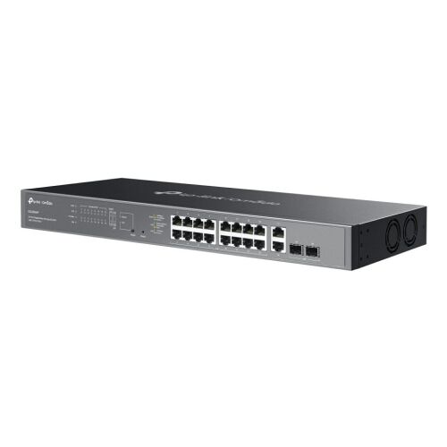 TP-Link Omada ES220GMP Managed L2 Gigabit Ethernet (10/100/1000) PoE Fekete Hálózati switch