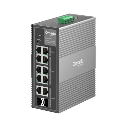 TP-Link Omada IES210GPP Managed Gigabit Ethernet (10/100/1000) PoE DIN rail Grey Network switch 137132155