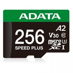 ADATA 256GB Speed Plus MicroSDXC Memory Card - Photography, Video & Optic