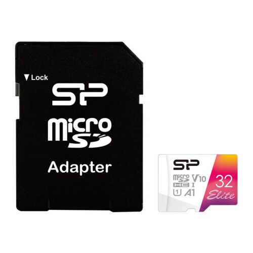 Pamäťová karta Silicon Power Elite 32GB MicroSDHC UHS-I Class 10 s adaptérom