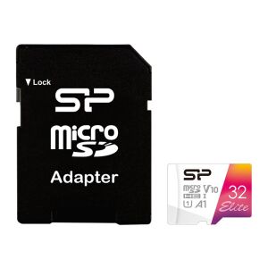 Silicon Power Elite 32GB MicroSDHC UHS-I Class 10 Карта памет с адаптер - Silicon Power