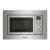 Front view of Candy CA38FMW8NG silver microwave oven
