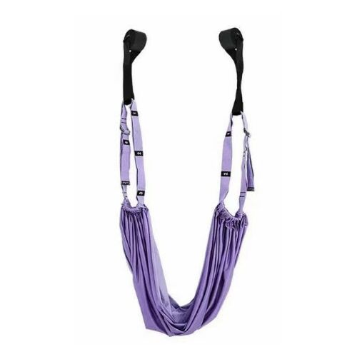 Jóga függőágy légi érzékszervi gyakorlat heveder, aerial yoga swing, purple