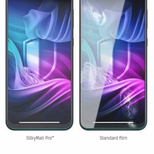 3mk Silky Matt Pro képernyővédő fólia vs standard fólia Samsung Galaxy A50-hez - 3MK Kijelzővédő fólia