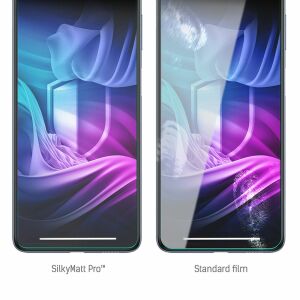 3mk Silky Matt Pro vs Standard fólia - Motorola Moto G31 képernyővédő összehasonlítás - 3MK Kijelzővédő fólia