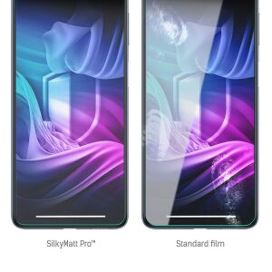 3mk Silky Matt Pro vs Standard fólia képernyővédő összehasonlítás Nokia G11/G21 telefonhoz - 3MK Kijelzővédő fólia
