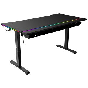 The G-Lab K DESK PLATINIUM Gamer Asztal RGB világítással - The G-Lab