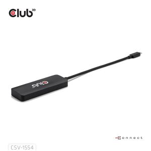 Club 3D CSV-1554 USB-C - 3xHDMI Hub több kijelzőhöz - Club3D