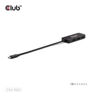 Club 3D CSV-1553 USB-C - 3x DisplayPort Hub - Club3D