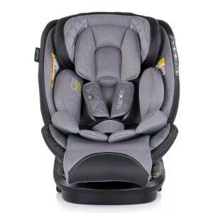 Chipolino Hypnotic I-Size autósülés - Cloud Grey, elölnézet - Chipolino