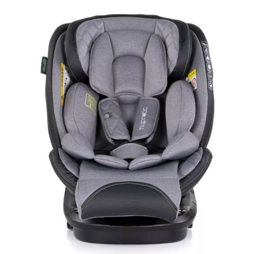 Chipolino Hypnotic I-Size autósülés - Cloud Grey, elölnézet