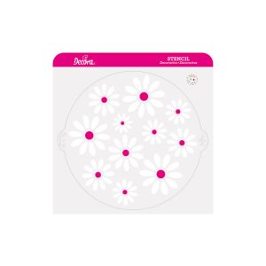 Decora tortastencil, százszorszép, műanyag, 25cm 137183811 - Decora