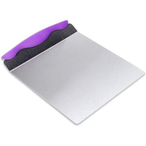 Fém Torta Áthelyező Lapát - 24,5x20,5 cm, Műanyag Nyél