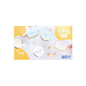 PME Fun Fonts 2 betűkiszúró készlet, műanyag, 66 db 137184188 - PME Cake