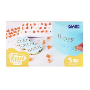 PME FUN2 betűkiszúró készlet, műanyag, 52 db 137184198 - PME Cake
