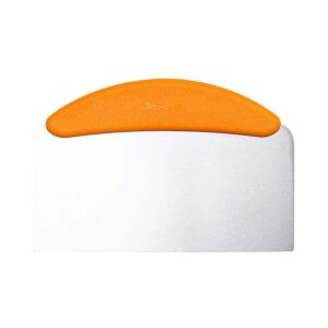 Rozsdamentes Acél Habkártya - Egyenes, 15x22,5 cm - Tortadíszítéshez