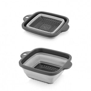 Összenyomható szilikonos szűrő, szögletes