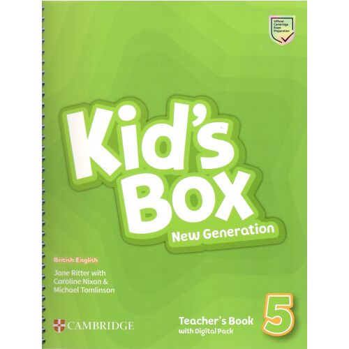 Kid's Box New Generation Level 5 Tanári Könyv Digitális Csomaggal - Cambridge Angol Nyelvtanulási Segédanyag - Nyelvkönyv és szótár