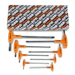 96T/S8 8 darabos hatlapfejű mm Hajlított külső kulcs markolattal 137187150 - Imbuszkulcs