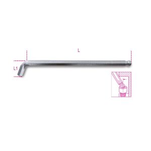 96BPA 10 110°-ban mm Hajlított gömbfejű imbuszkulcs, extra rövid kivitel 137188769 - Imbuszkulcs