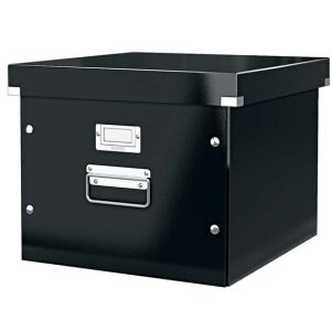 Irattároló doboz, függőmappának, LEITZ "Click&Store", fekete 137190167 - Archiváló doboz