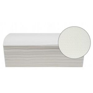 Kéztörlő, V hajtogatott, 2 rétegű, 150 lap, 23x25 cm, "Vella", hófehér 137190200 - Papírtörlő