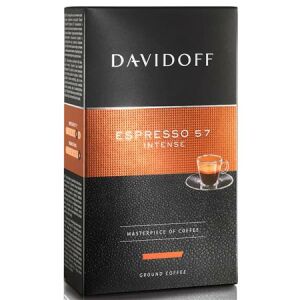Kávé, pörkölt, őrölt, 250 g, DAVIDOFF "Espresso 57" 137190247 - Davidoff
