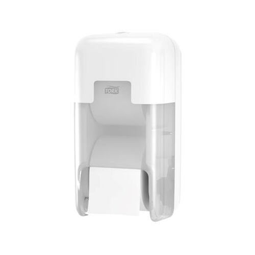 Toalettpapír adagoló, belsőmag nélküli, duplatekercses, T7 rendszer, TORK "OptiServe", fehér 137190320