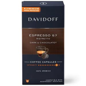 Kávékapszula, Nespresso® kompatibilis, 10 db, DAVIDOFF "Espresso 57" 137190467 - Davidoff